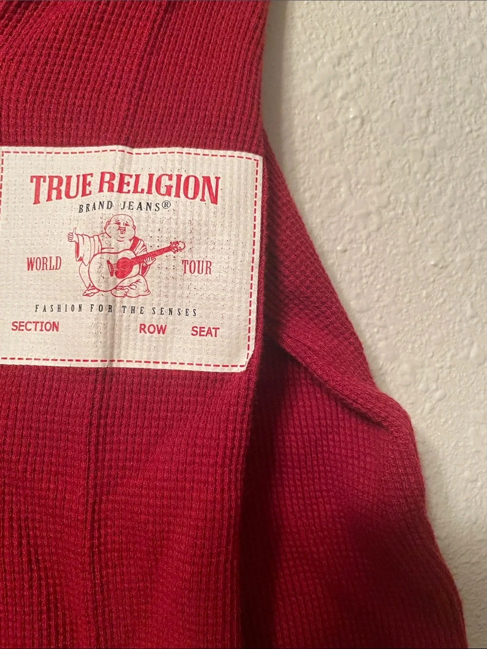 True Religion soft waffle
